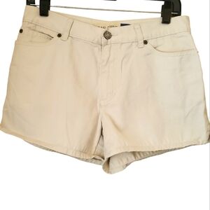 GAP Womens 5 Pocket Tan Denim Jean Shorts Size 8